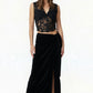 TOP IN PIZZO FW250103 NERO TENSIONE IN.