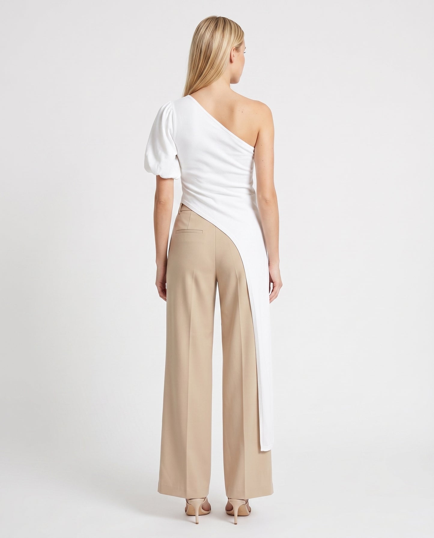 TOP MONOSPALLA PE260213 BIANCO TENSIONE IN.