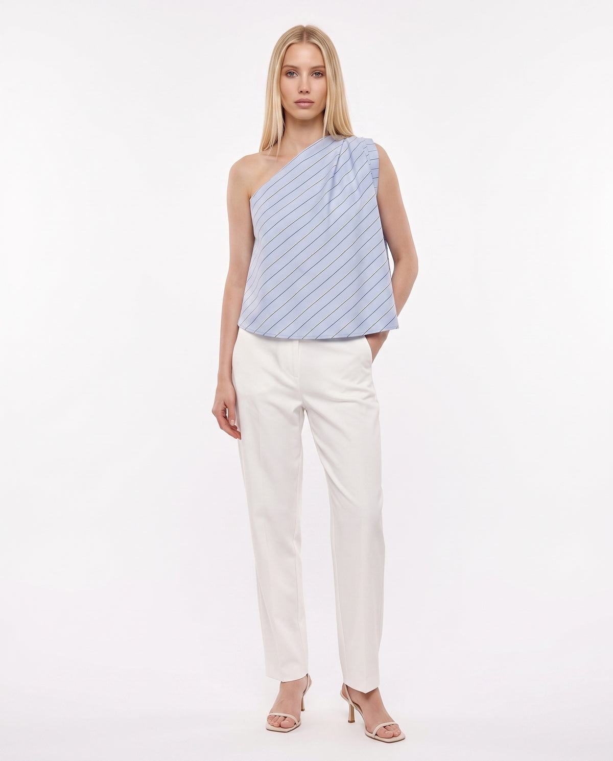 TOP RIE8JOT AZZURRO/BLU IMPERIAL.