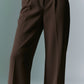 PANTALONI AMPI A VITA ALTA P6C5KER IMPERIAL