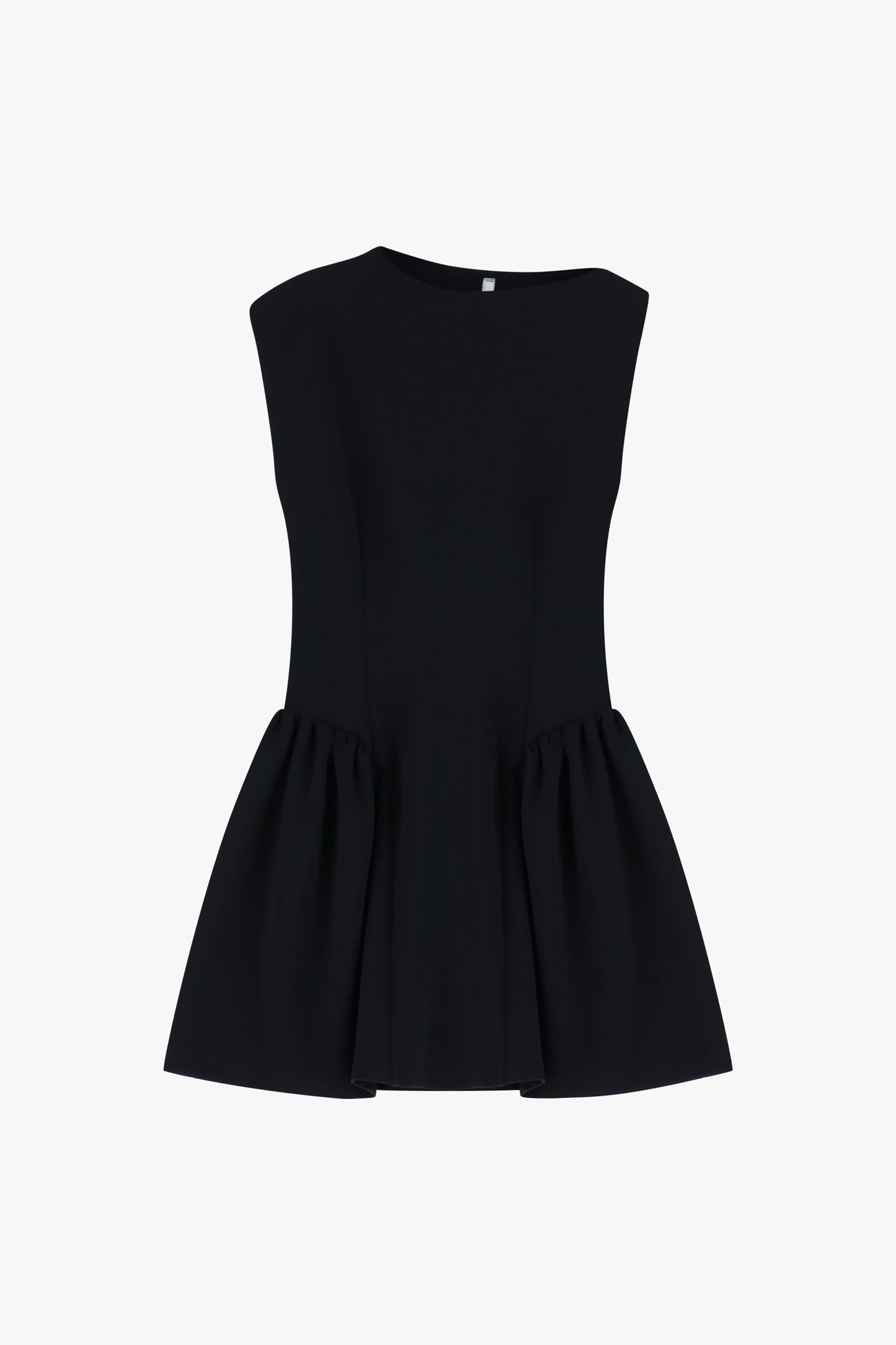 ABITO CORTO SVASATO SENZA MANICHE GIRO BARCA AFUSKND NERO IMPERIAL.