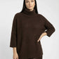 MAGLIA OVERSIZE COLLO ALTO M3025889 MORO IMPERIAL.