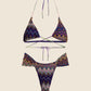 Bikini Donna Triangolo Alto con Slip Fisso Fantasia 0411-PR