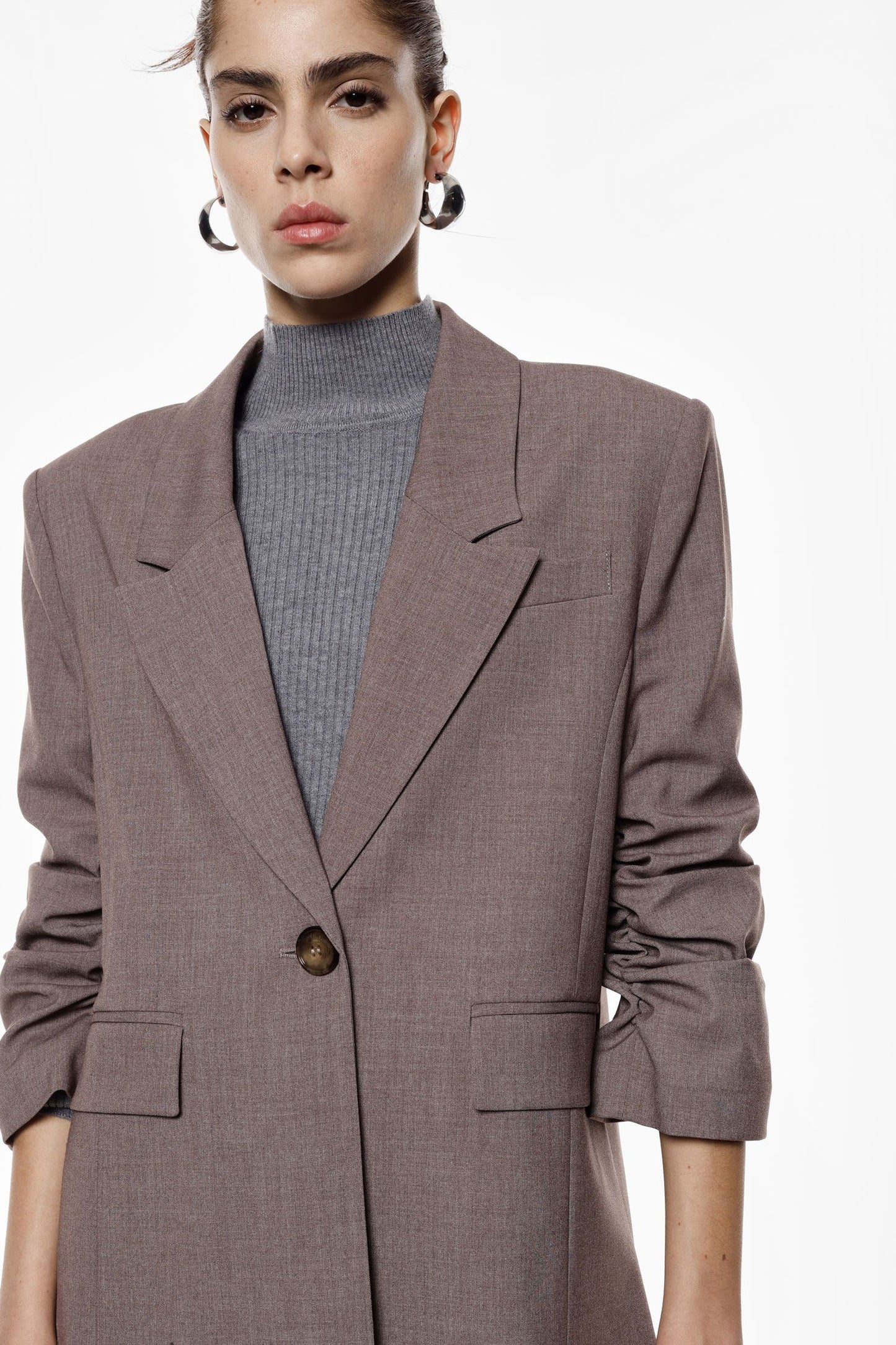 GIACCA JBF7KFV939 NOCCIOLA MELANGE IMPERIAL.