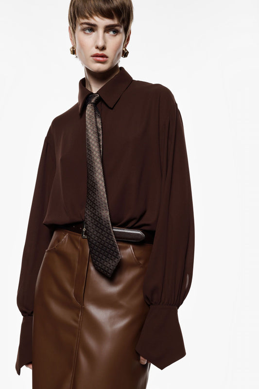 BODY CAMICIA REGULAR CON COLLETTO CLASSICO E POLSINI MORO B267KJC IMPERIAL.