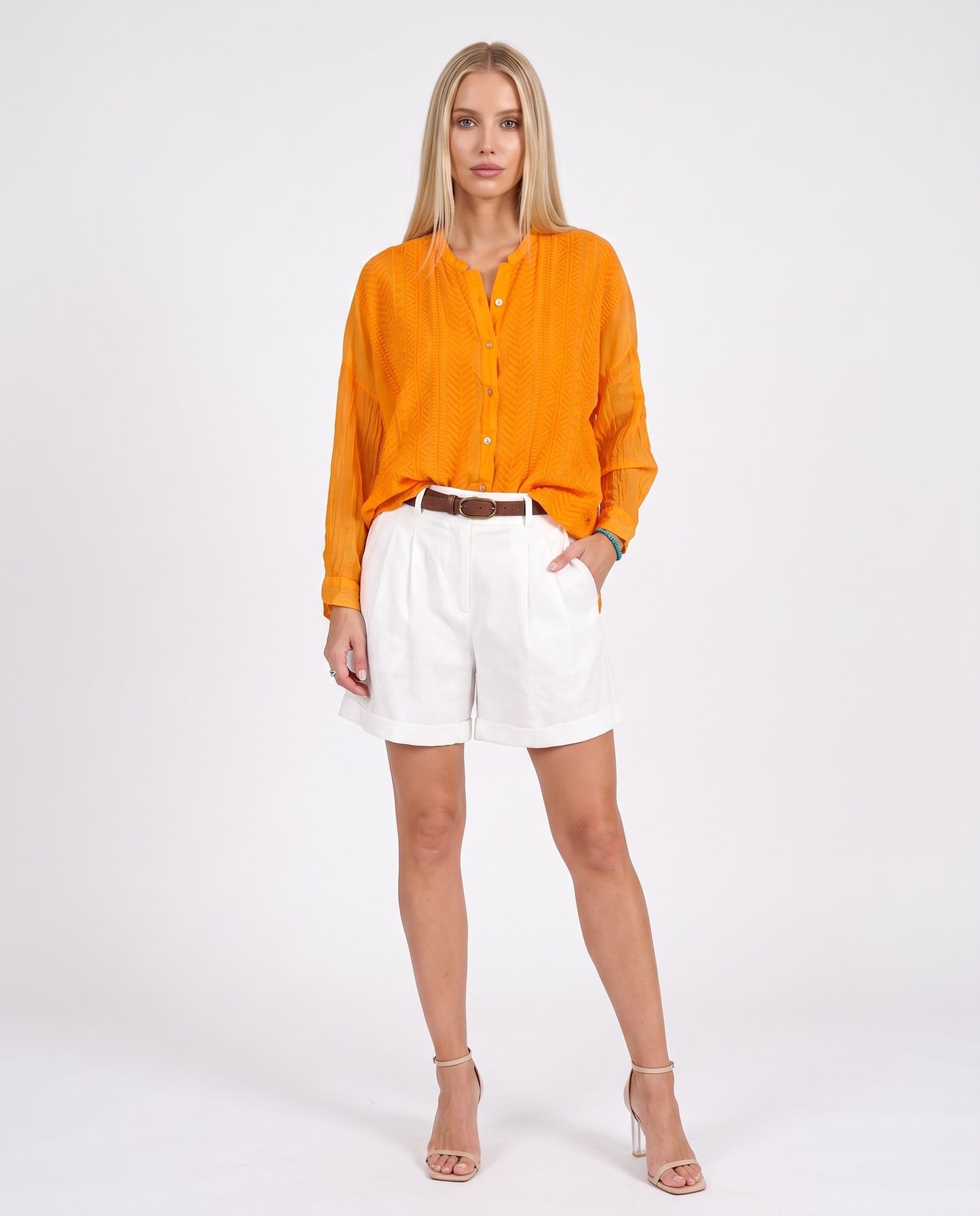 CAMICIA S26CF85 MANDARINO TENSIONE IN.