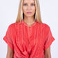 CAMICIA S26CL70 FLAME RED TENSIONE IN.