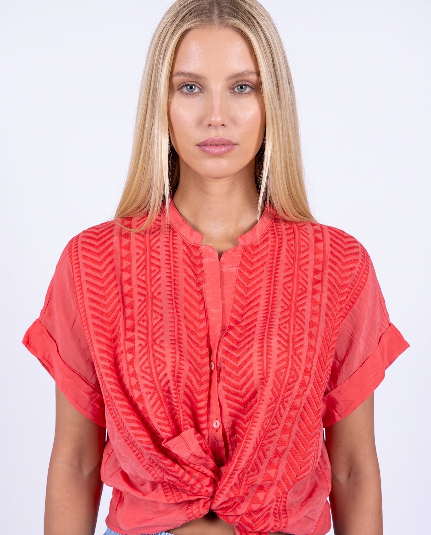 CAMICIA S26CL70 FLAME RED TENSIONE IN.
