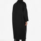 CAPPOTTO OVER CON MAXI REVERS E TASCHE KG26KLY NERO IMPERIAL.
