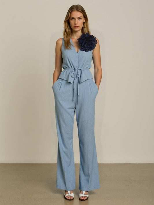GILET 1112PE25 AZZURRO TENSIONE IN.