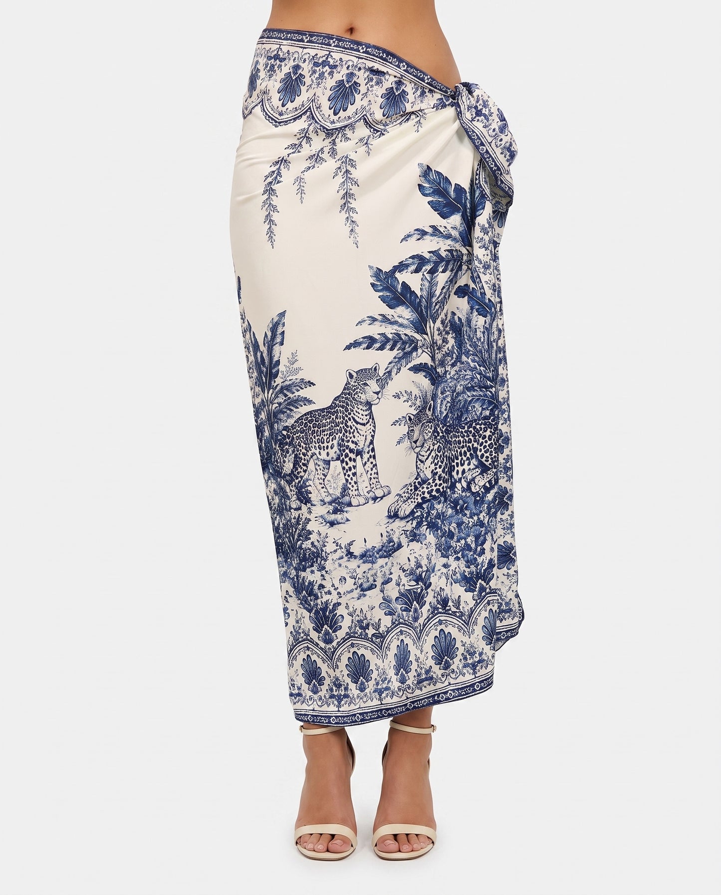 GONNA LONGUETTE  IN MUSSOLA PE260492 BLU TENSIONE IN.