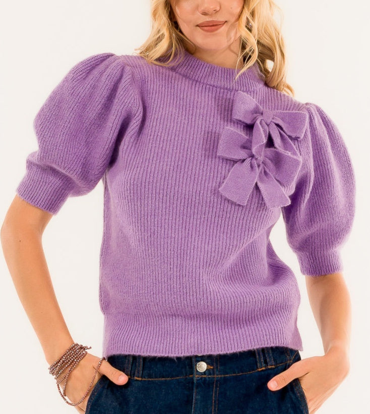 MAGLIA GIROCOLLO FIOCCHI 3M0931C LILLA  KONTATTO