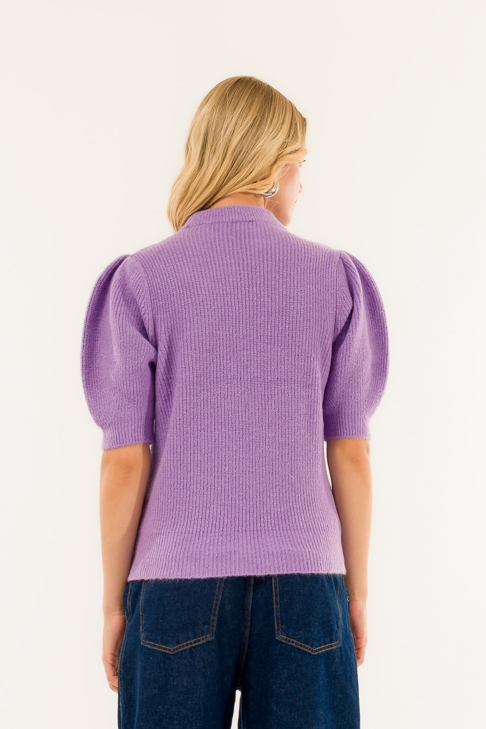 MAGLIA GIROCOLLO FIOCCHI 3M0931C LILLA  KONTATTO