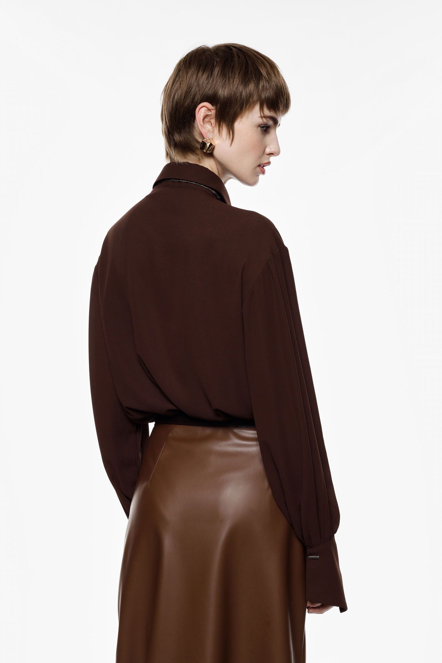 BODY CAMICIA REGULAR CON COLLETTO CLASSICO E POLSINI MORO B267KJC IMPERIAL.