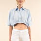 CAMICIA CROPPED LACCI KONTATTO