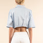 CAMICIA CROPPED LACCI KONTATTO