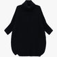 MAGLIA OVERSIZE COLLO ALTO M3025889 NERA IMPERIAL.