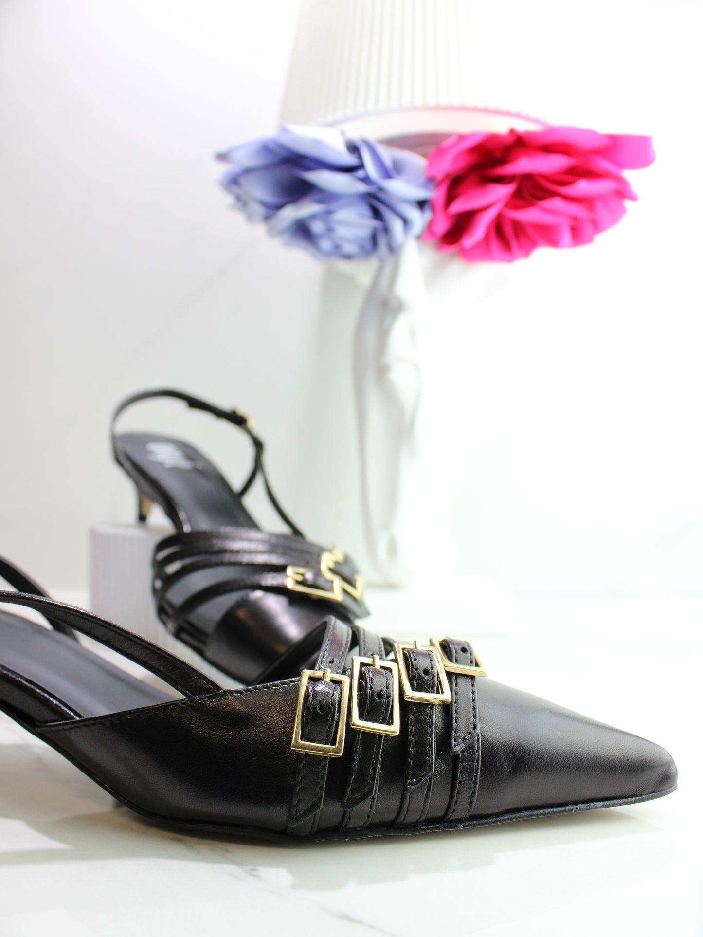 SLINGBACK FIBBIE NERA OVYE