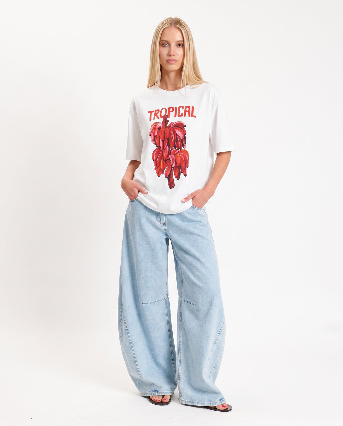 T-SHIRT TROPICAL PE260412 PANNA TENSIONE IN.