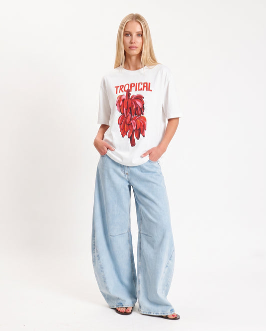 T-SHIRT TROPICAL PE260412 PANNA TENSIONE IN.