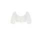 TOP CROPPED CON MANICHE A SBUFFO IMPERIAL