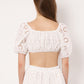 TOP CROPPED CON MANICHE A SBUFFO IMPERIAL