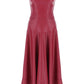 ABITO MIDI IN ECOPELLE CON SCOLLO A CUORE IMPERIAL