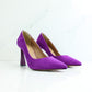 Decollete in camoscio viola SI311G