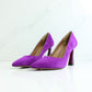 Decollete in camoscio viola SI311G