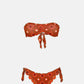 BIKINI FASCIA FROU FROU E SLIP NODI REGOLABILE GUARDA PAMPA ME FUI