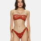 BIKINI FASCIA FROU FROU E SLIP NODI REGOLABILE GUARDA PAMPA ME FUI