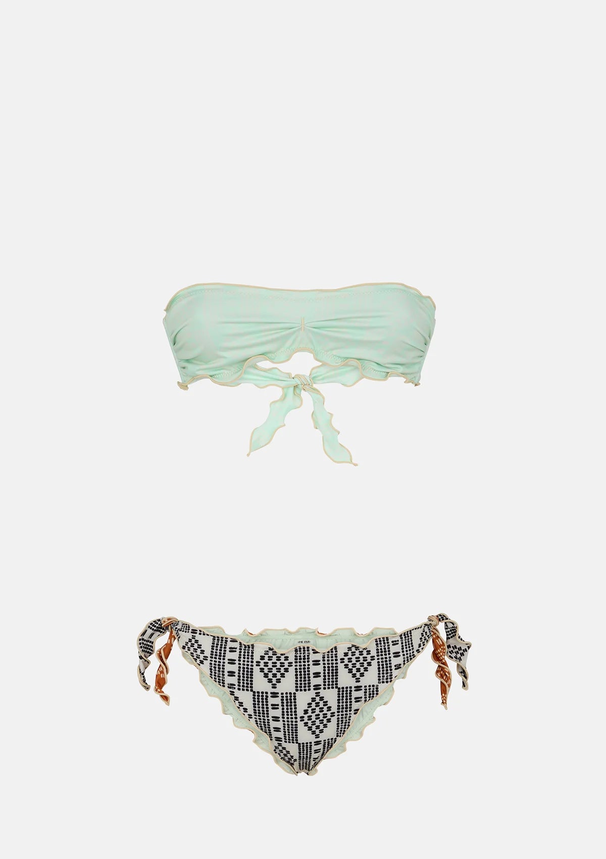 BIKINI FASCIA FROU FROU E SLIP NODI REGOLABILE OUTLINE ME FUI
